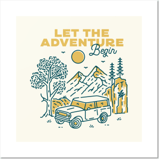 Let the Adventure Begin Posters and Art